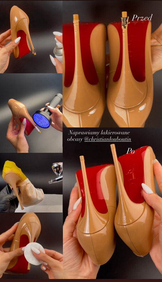 Renowacja butów skórzanych – profesjonalny szewc Mr.Shoe przy pracy